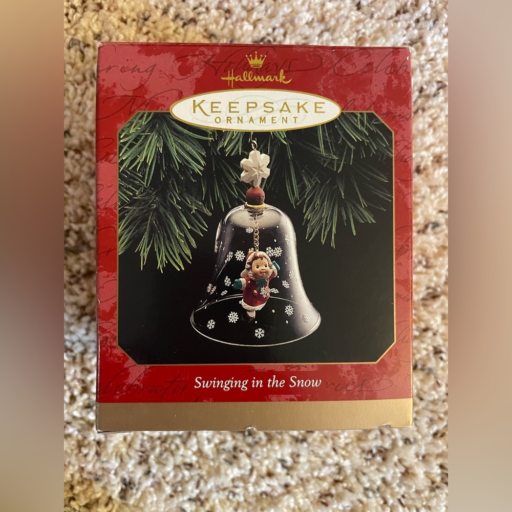 1997 Hallmark Keepsake Ornament Swinging In The Snow